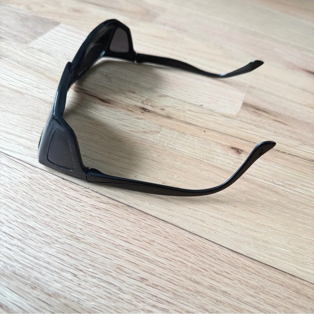 Vintage Bollé 711 Black Sport Wrap Sunglasses Frame + Case France 60